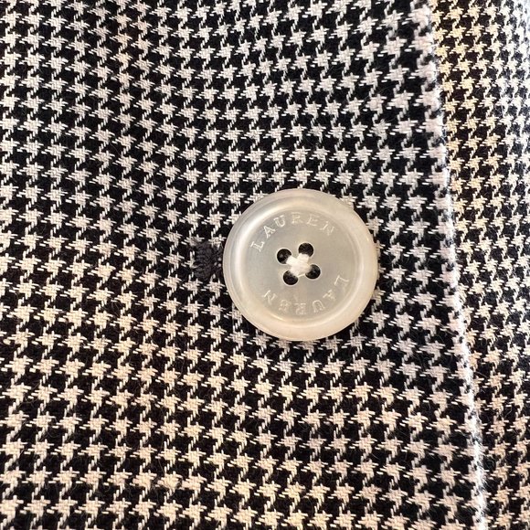 Lauren by Ralph Lauren houndstooth jacket - Picture 6 of 9
